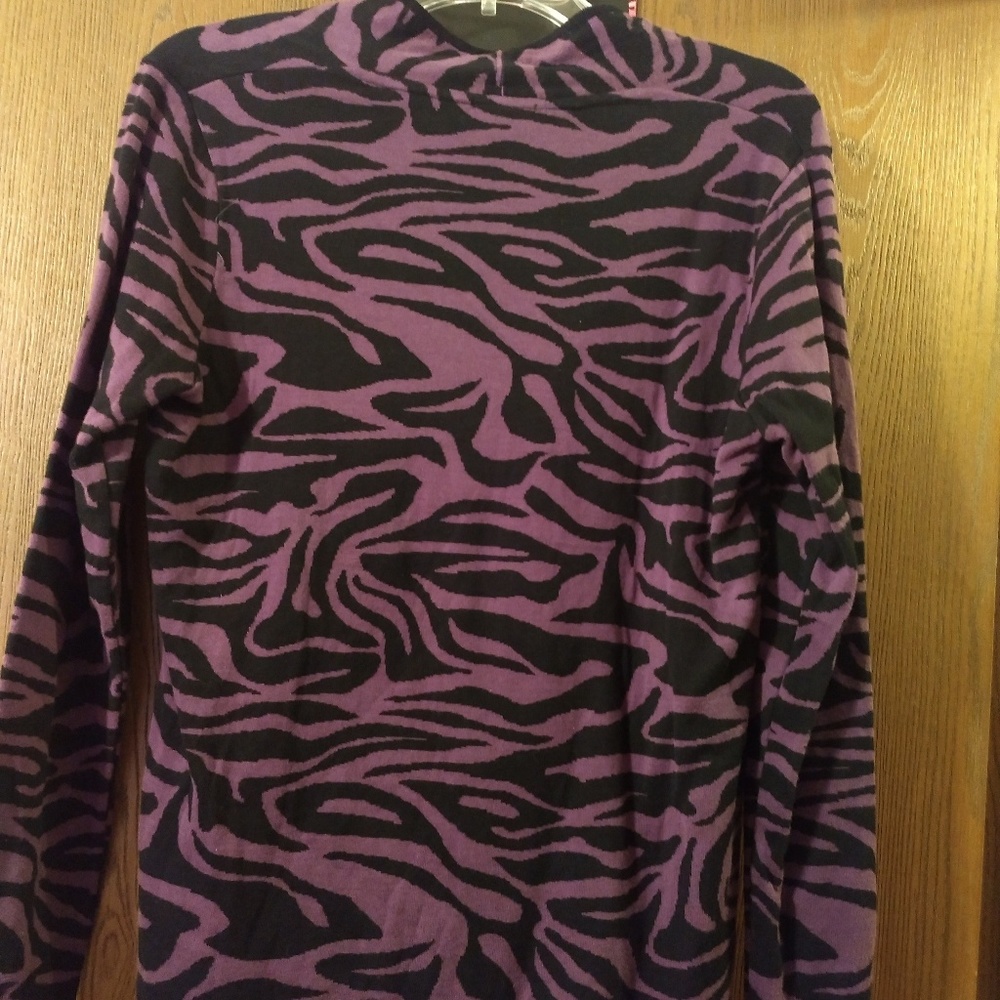 Purple and Black Sweater - Picture 2 of 2